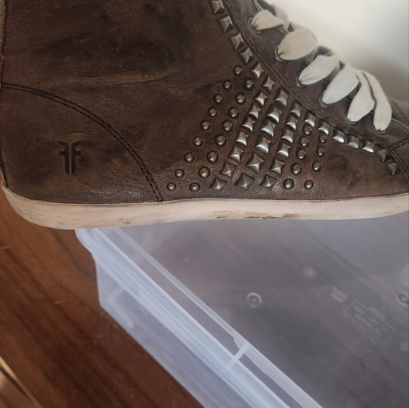 Leather High Tops - Picture 5 of 6